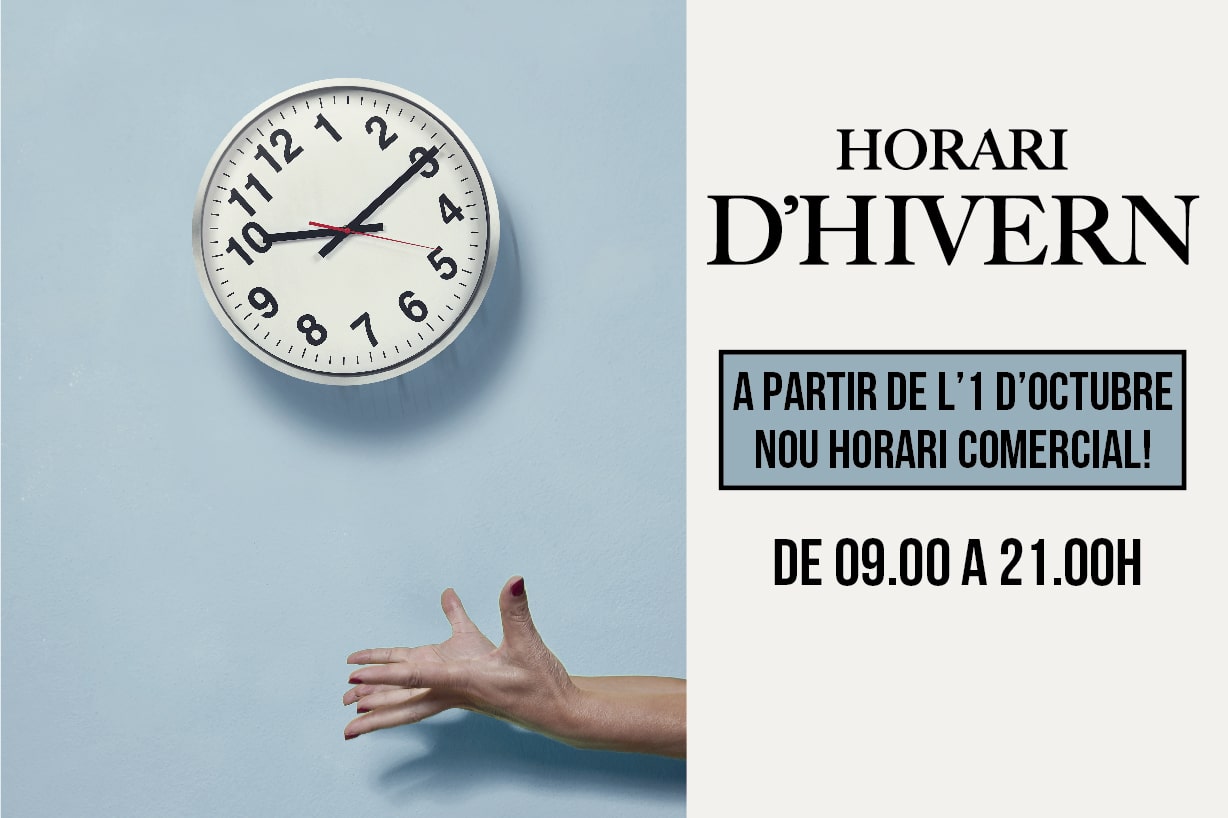 Nou horari comercial d’hivern