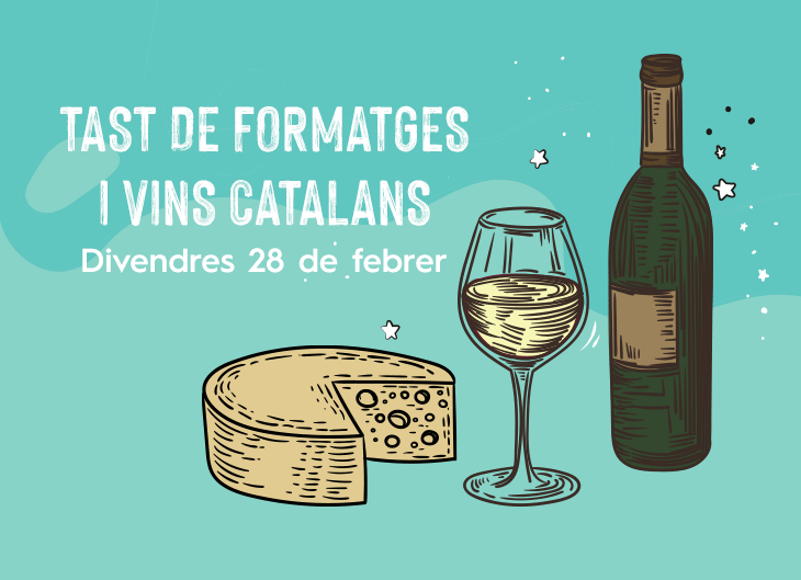 Tast de formatges i vins catalans