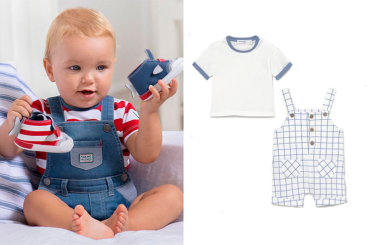 tendencias moda infantil peto niños