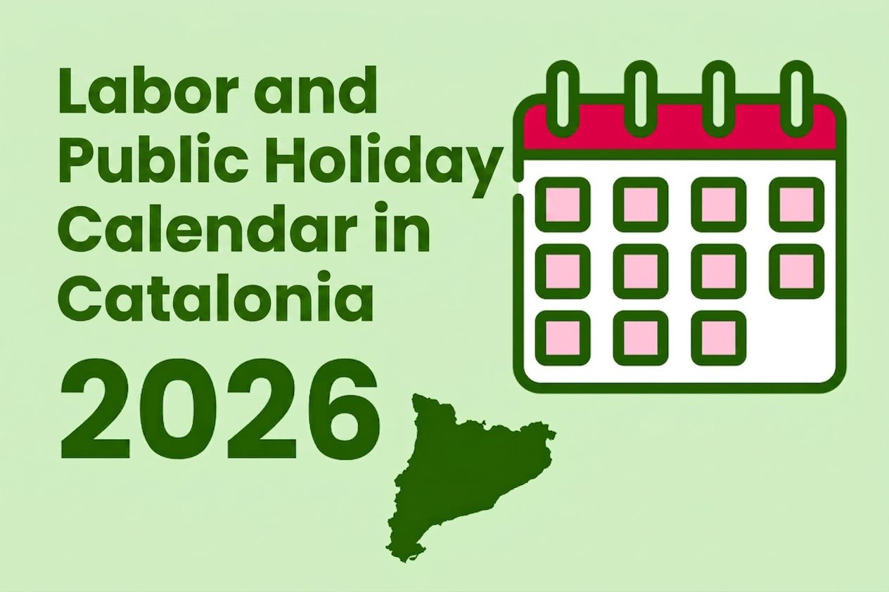 2026 Working Calendar in Catalonia