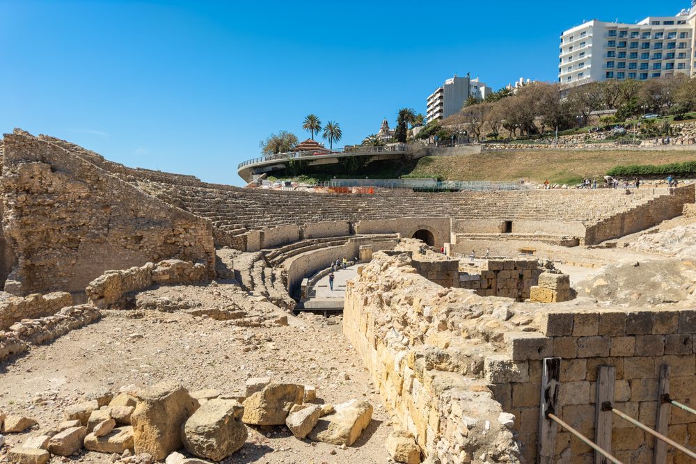 Anfiteatro romano de Tarragona para visitar en familia