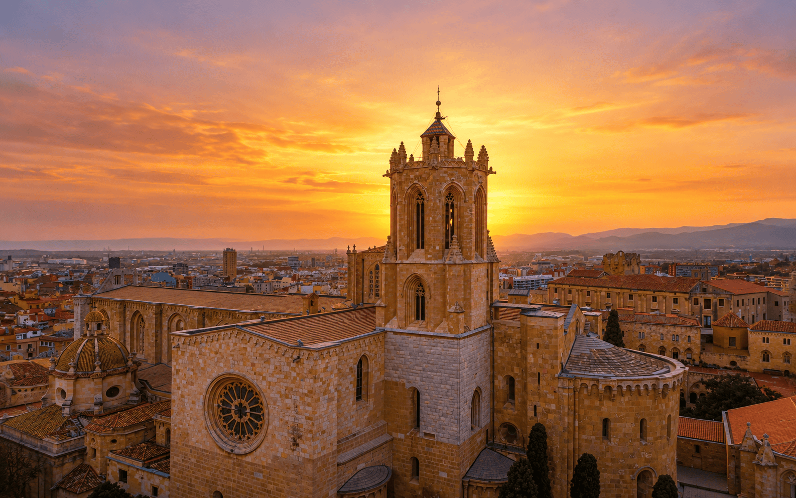 Fiestas de Santa Tecla en Tarragona con ambiente festivo en las calles